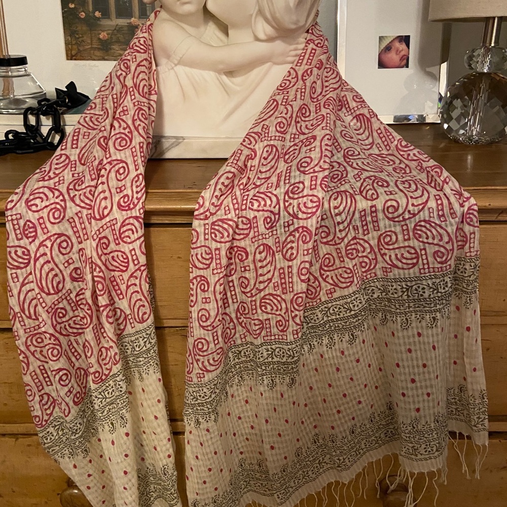 Multi-Colored Bohemian Scarf